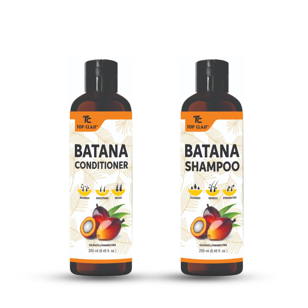 Top Class Batana Hair Shampoo & Conditioner Package
