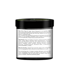 Top Class Face & Body Scrub - Charcoal 450ml